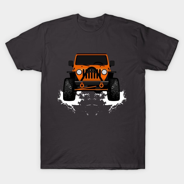 Jessica;s Orange TJ T-Shirt by sojeepgirl